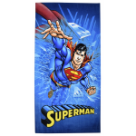 DC Comics badhanddoek Superman jongens 70 x 140 cm katoen - Blauw