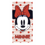Arditex strandlaken Minnie meisjes 70 x 140 cm microfiber - Rood