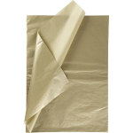 Creotime tissuepapier 50 x 70 cm 6 stuks - Goud