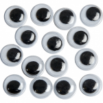 Creotime wiebelogen junior 8 mm zwart/wit 1000 stuks