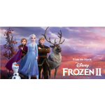 Carbotex strandhanddoek Disney Frozen II 140 x 70 cm polyester
