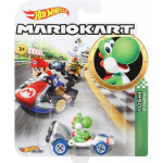 Hot Wheels racebaanauto Die Cast Mario Kart Yoshi junior - Groen