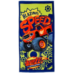 Nickelodeon badlaken Blazing Speed blauw/rood junior 70 x 140 cm