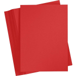 Colortime karton A4 kerst 100 vellen - Rood