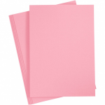 Creotime karton 21 x 29,7 cm 10 stuks pastel donker - Roze