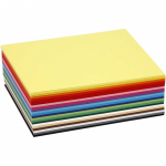 Colortime gekleurd karton 10,5 x 14,8 cm 300 stuks 180 g multicolor