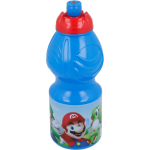 Stor drinkfles Super Mario Bros junior 400 ml - Blauw