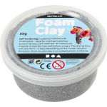 Foam Clay klei Metallic zilver 35 gram (78917)