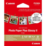 Canon Papel Fotográfico Brillo II Plus PP-201 20 hojas