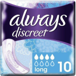 Always Discreet Maandverband - Long 10 Stuks