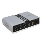 Startech Tarjeta de Sonido Externa .com USB 7.1 con Audio Digital SPDIF