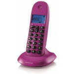 Motorola C1001 LB+ DECT Violeta - Teléfono Inalámbrico