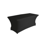 Universeel Mantel para mesa rectangular elástico Perel negro - Negro