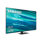 Samsung Tv qled 75'' qe75q80a 4k uhd hdr smart tv - Plata