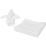 50 Servilletas blancas de tela x cm - Blanco