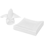 25 Servilletas blancas de tela 50 x cm - Blanco