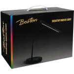 Boston PLM-180-BK pianolamp LED zwart met voeding