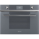 SMEG Horno-Microondas SF4101MCS1 VaporClean 1000W - Plata