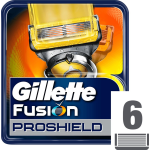 Gillette Fusion Proshield Yellow Scheermesjes - 12 stuks