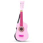 New Classic Toys gitaar 60 cm junior hout 4 delig - Roze