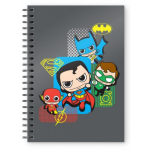 SD Toys notitieboek DC Comic: Instance League 15 x 21 cm - Grijs