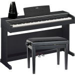 Yamaha Arius YDP-144B staande digitale piano + pianobank + metronoom