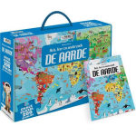 Rebo Productions De Aarde - puzzel 200 stukjes en boek - Blauw