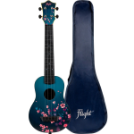 Flight Travel Series TUSL32 Sakura sopraan ukelele met concert scale hals inclusief gigbag