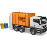 Bruder Man TGS vuilniswagen 1:16 kunststof (03762) - Oranje