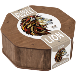 Eco-Wood-Art Art Bizniz legpuzzel Lion 31 x 28 x 0,5 cm hout bruin 100 stuks