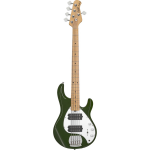 Music Man StingRay Ray5 HH Olive 5-snarige elektrische basgitaar