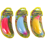 Toys Amsterdam speelfiguur Squeezy Banana 14 cm foam - Roze