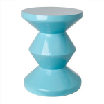 Pols Potten Zig Zag Bijzettafel - Blauw