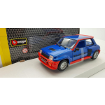 Bburago schaalmodel Renault 5 Turbo 1982 1:24 - Blauw