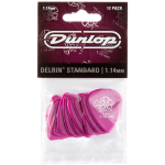 Dunlop 41P114 Delrin 500 Pick 1.14 mm plectrum set 12 stuks