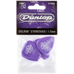 Dunlop 41P150 Delrin 500 Pick 1.5 mm plectrum set 12 stuks