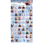 Top1Toys Frozen stickerset Frozen 2 junior blauw 60 stickers - Paars