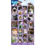Top1Toys Funny Products stickerset Cats junior paars 26 stickers