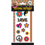 Danneels tijdelijke tattoos Twinkle Festival junior 12 stuks