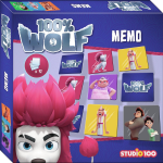 Studio 100 memo spel Memory 100% Wolf junior karton - Paars
