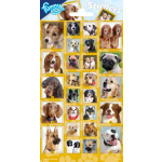 Top1Toys Funny stickerset Dogs junior geel 26 stickers