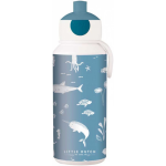 Mepal Little Dutch drinkbeker Ocean pop up 400 ml ABS blauw/wit