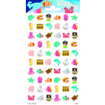 Funny Products stickers Ocean junior 20 x 10 cm papier 50 stuks