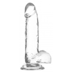 Addiction Crystal - Transparante Dildo - 20 cm