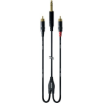 Cordial CFY0.9VCC 6.3 mm stereo jack male - 2x RCA male 0.9m