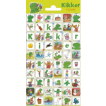 Funny Products stickervel Kikker & Vriendjes Mini 60 stuks