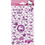 Hello Kitty stickervel meisjes papier donkerroze/wit 30 stuks