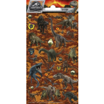 Top1Toys Jurassic World stickervel jongens papier/groen 27 stuks - Bruin