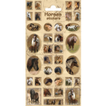 Top1Toys Funny Products stickervel Horses junior papier 35 stuks