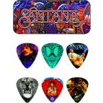 Dunlop SANPT02H Santana Heavy Gauge Pick Tin plectrum set 6 stuks